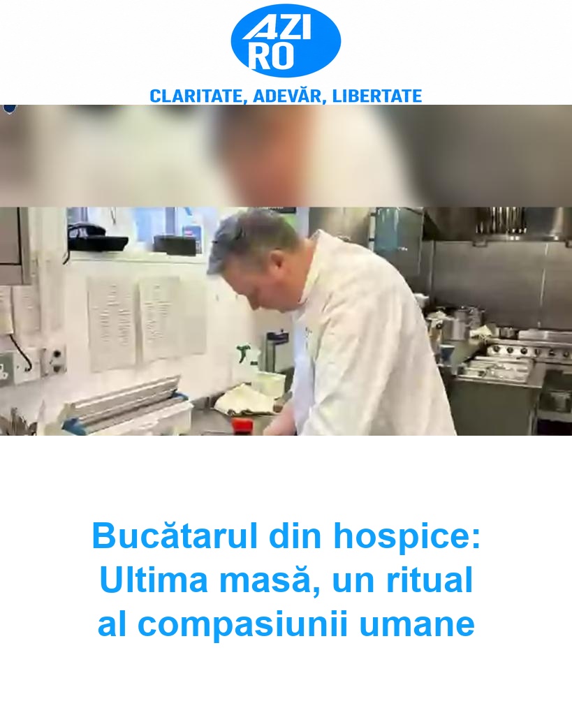 Bucătarul din hospice: Ultima masă, un ritual al compasiunii umane