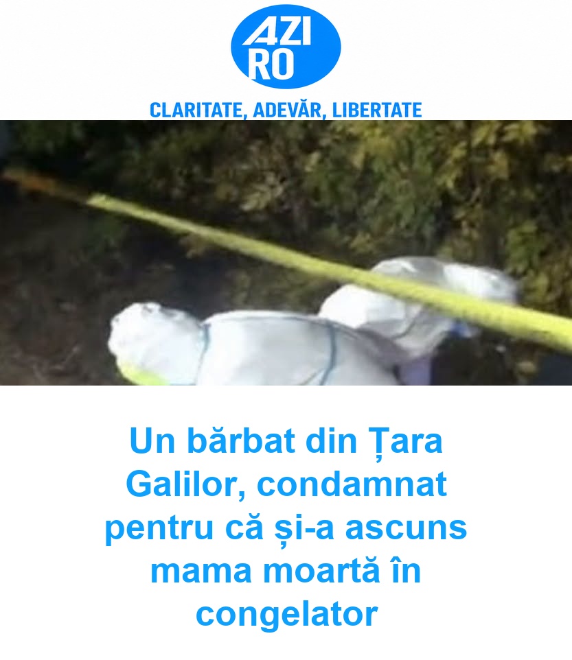 Un bărbat din Țara Galilor, condamnat pentru că și-a ascuns mama moartă în congelator