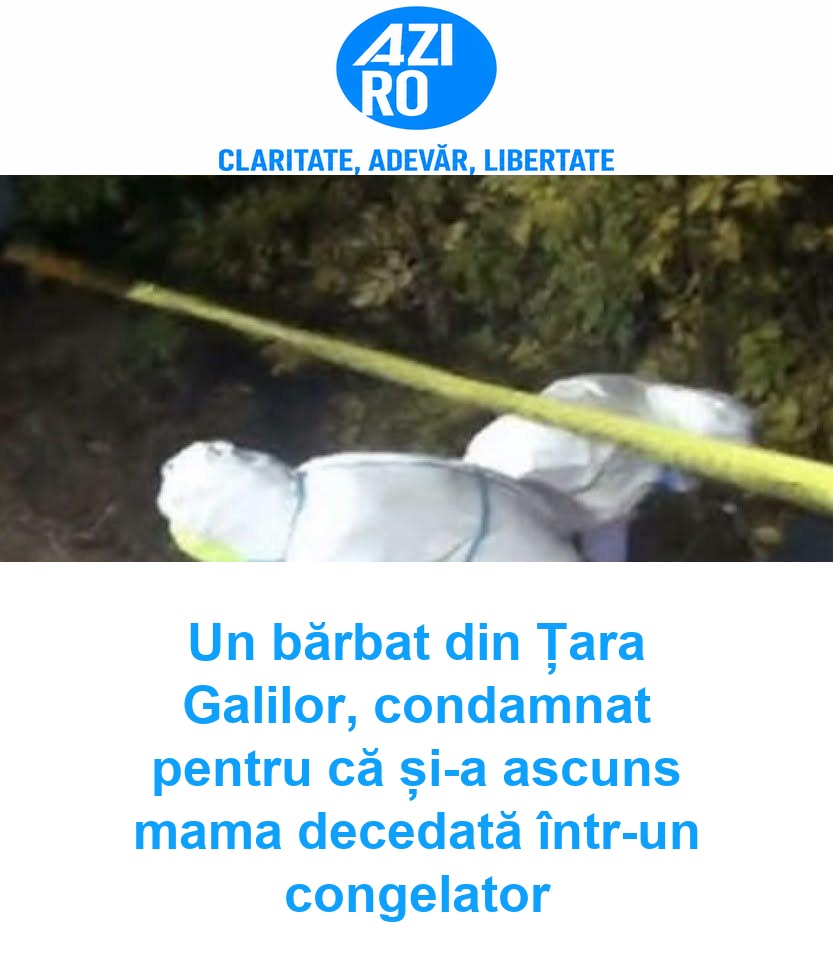 Un bărbat din Țara Galilor, condamnat pentru că și-a ascuns mama decedată într-un congelator