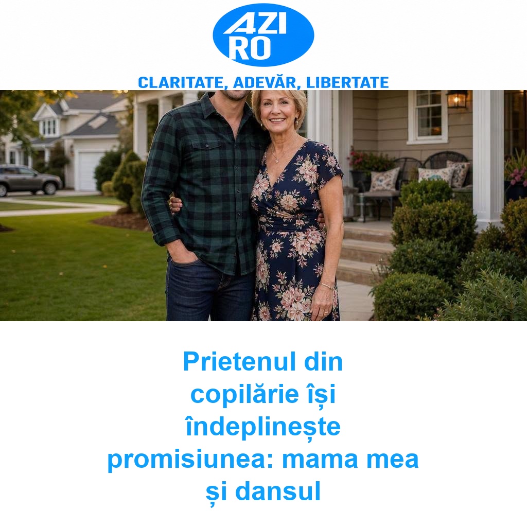 Prietenul din copilărie își îndeplinește promisiunea: mama mea și dansul