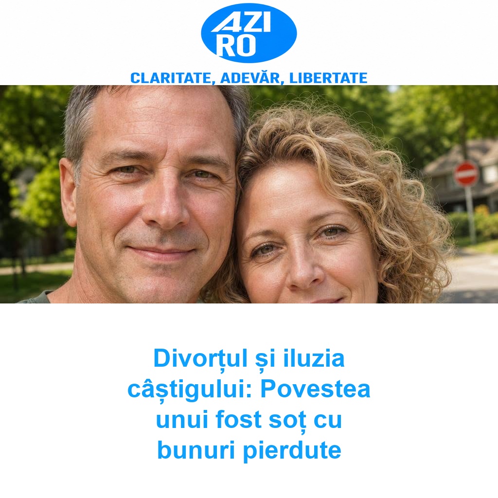 Divorțul și iluzia câștigului: Povestea unui fost soț cu bunuri pierdute