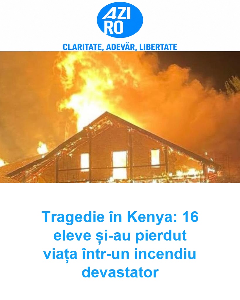 Tragedie în Kenya: 16 eleve și-au pierdut viața într-un incendiu devastator