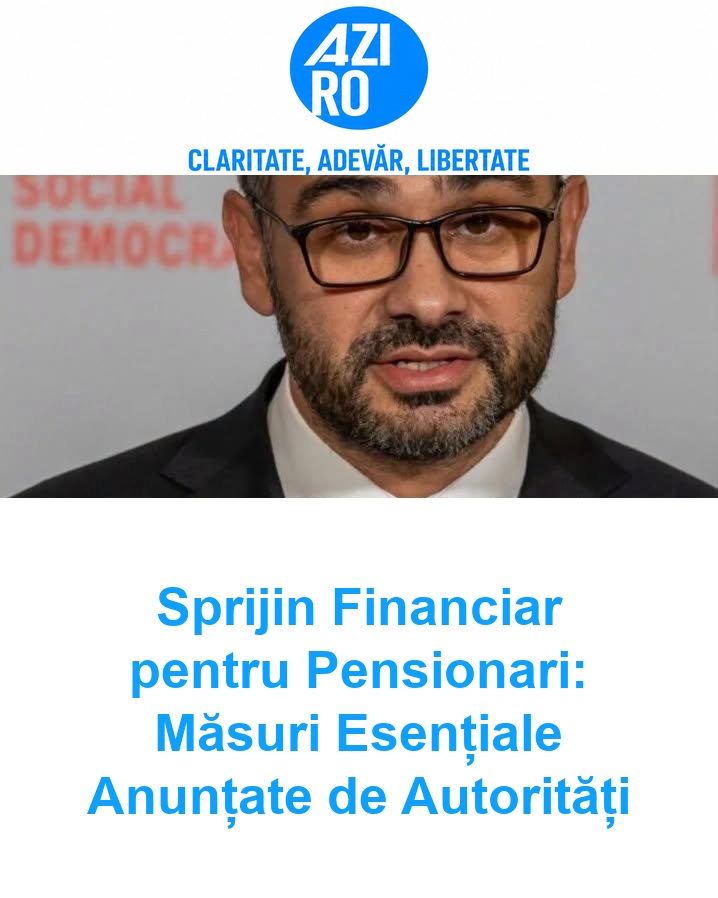 Sprijin Financiar pentru Pensionari: Măsuri Esențiale Anunțate de Autorități