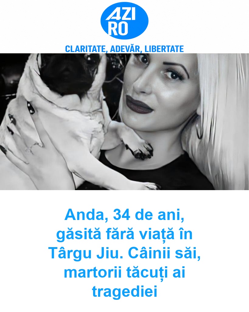 Anda, 34 de ani, găsită fără viață în Târgu Jiu. Câinii săi, martorii tăcuți ai tragediei